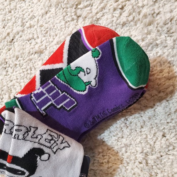 DC Comics Socks Harley Quinn 6 Pair Wonderwoman - Picture 11 of 15